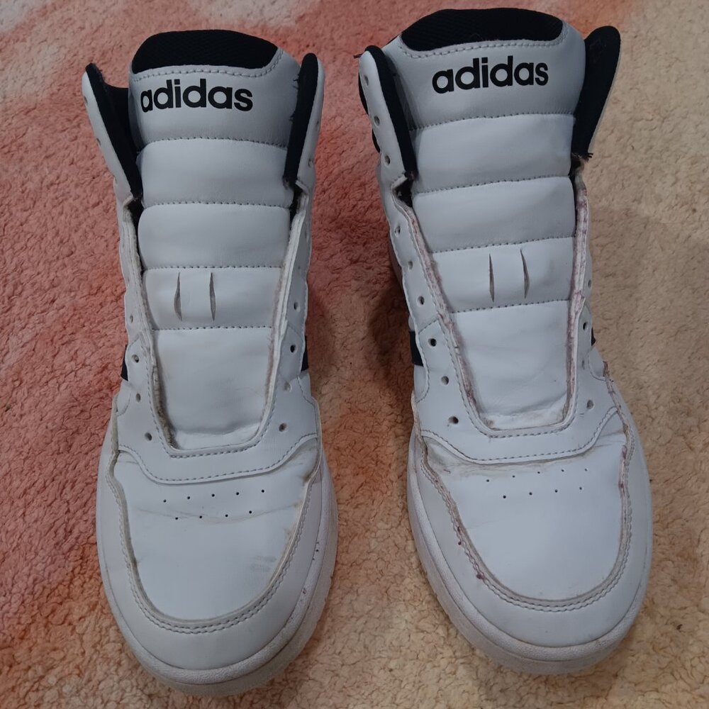 Womans Adida High top sneakers / pink / white / Size 8 - Picture 3 of 11
